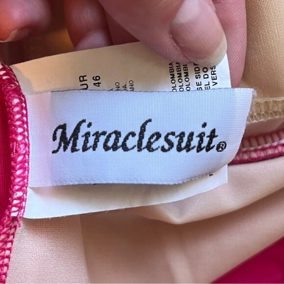 Miraclesuit Hot Pink One Piece Swimsuit - Picture 7 of 9
